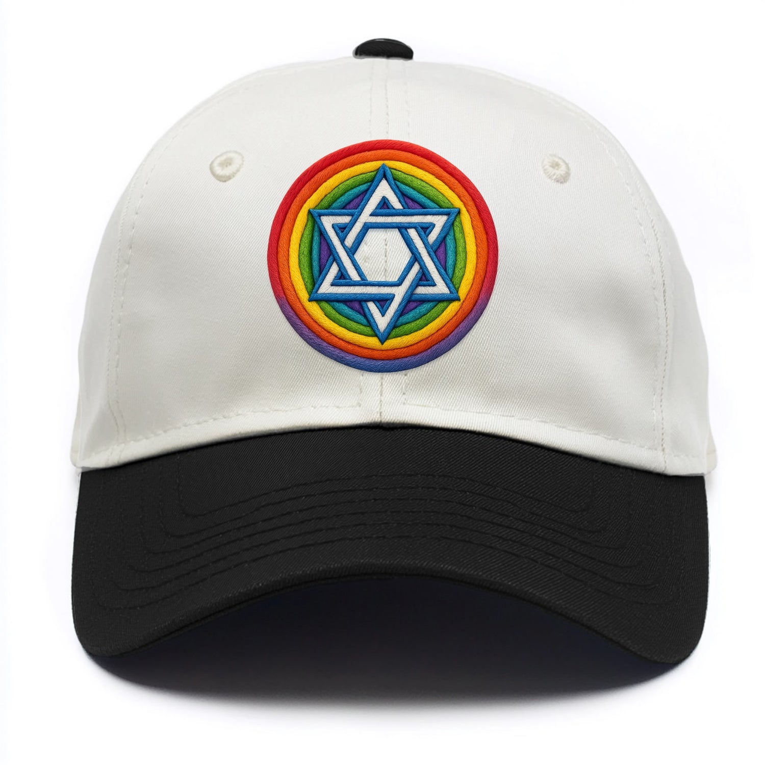 Star of David  - Two Tone Cap - Black