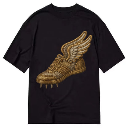 Track Shoe  - Classic T-shirt - Black