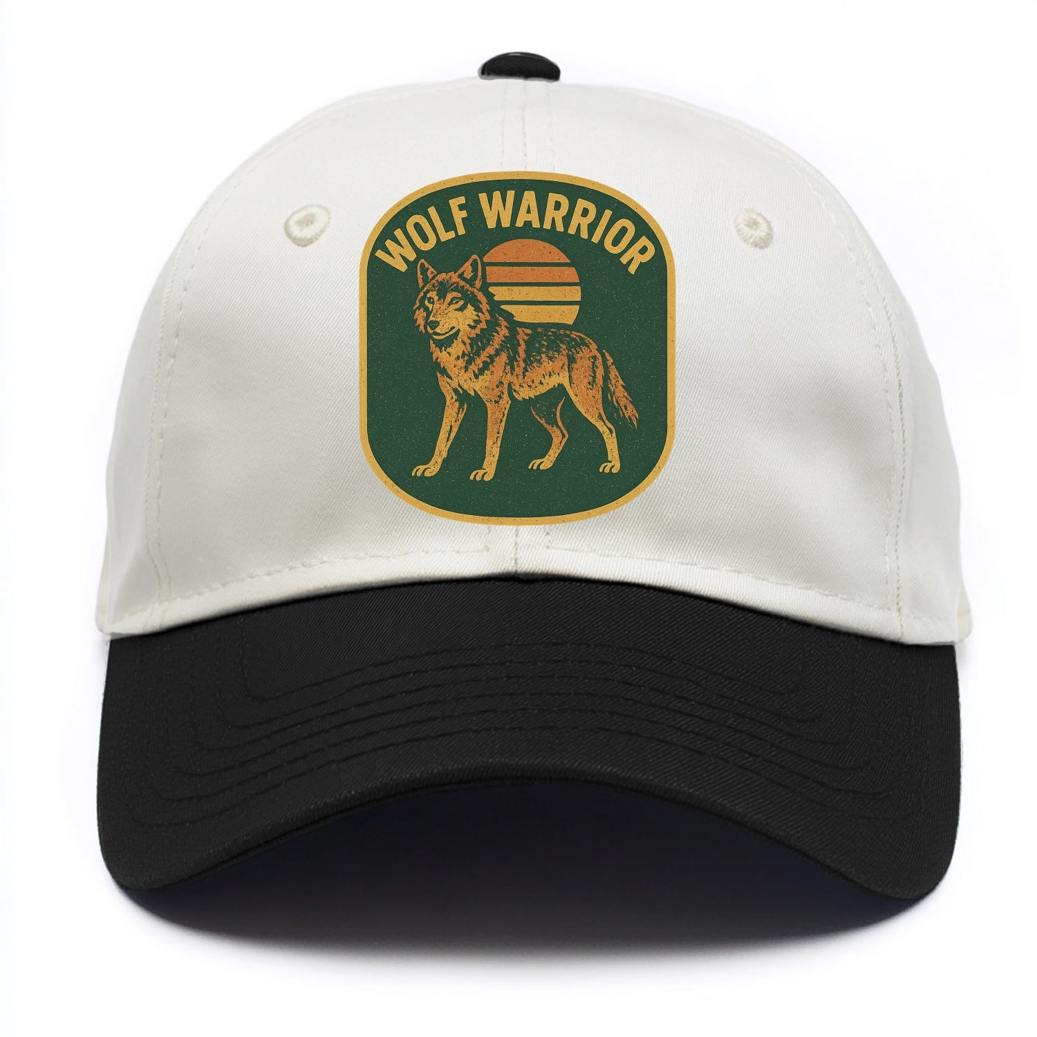 Wolf Warrior  - Two Tone Cap - Black