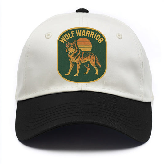 Wolf Warrior  - Two Tone Cap - Black