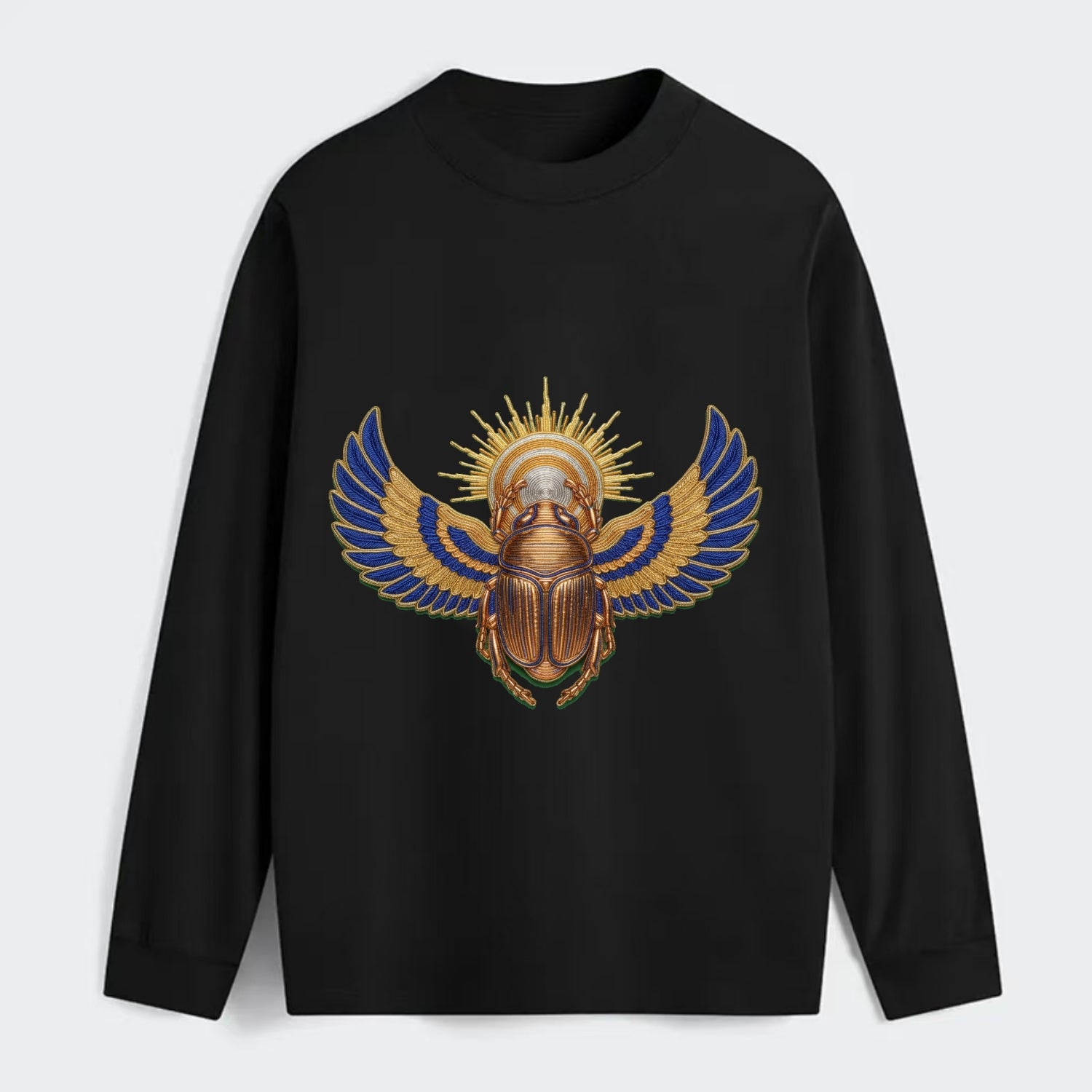 Winged Scarab - Classic Long Sleeve Shirt - Black