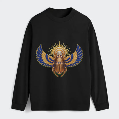 Winged Scarab - Classic Long Sleeve Shirt - Black