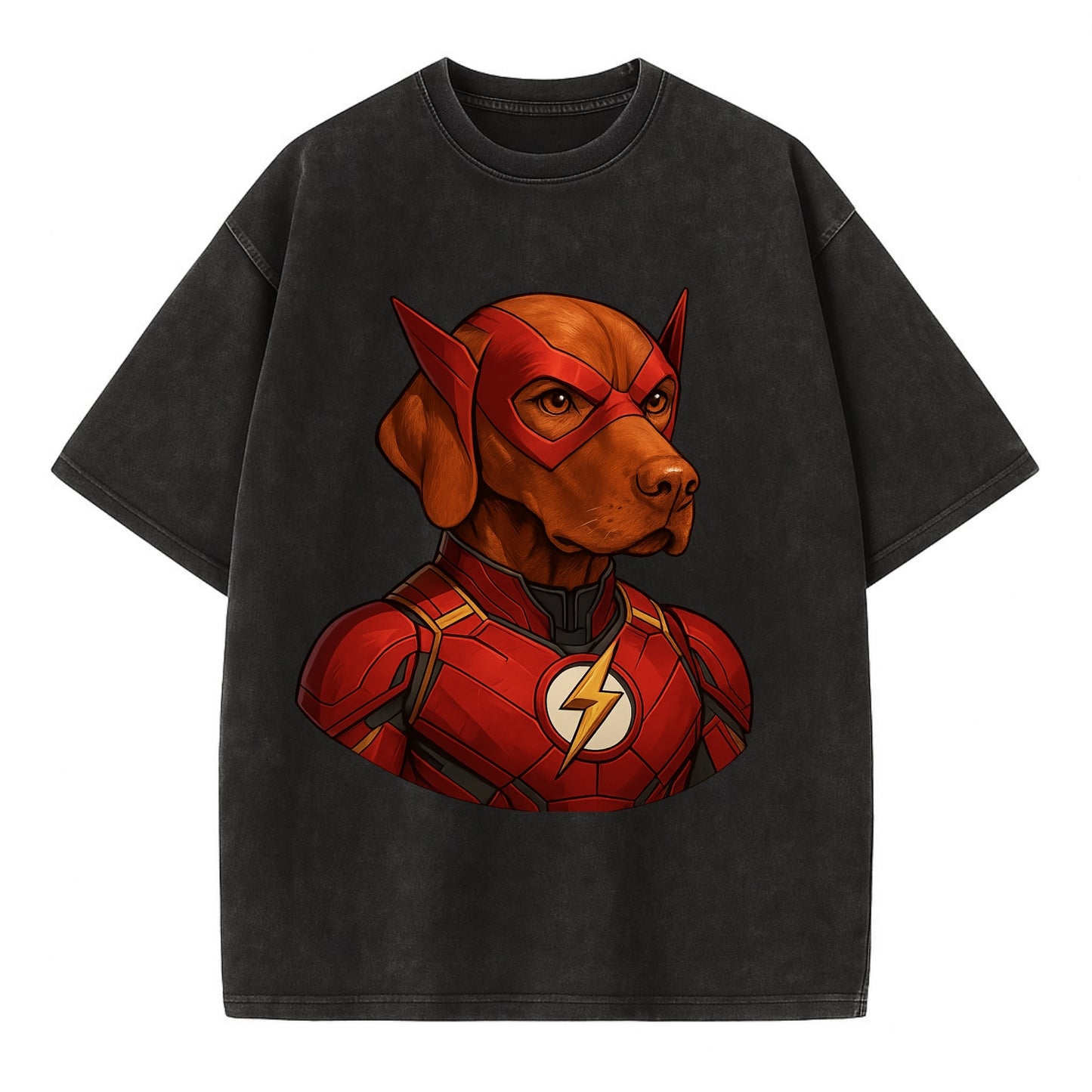 Vizsla Speed Hero  - Vintage T-shirt - Black