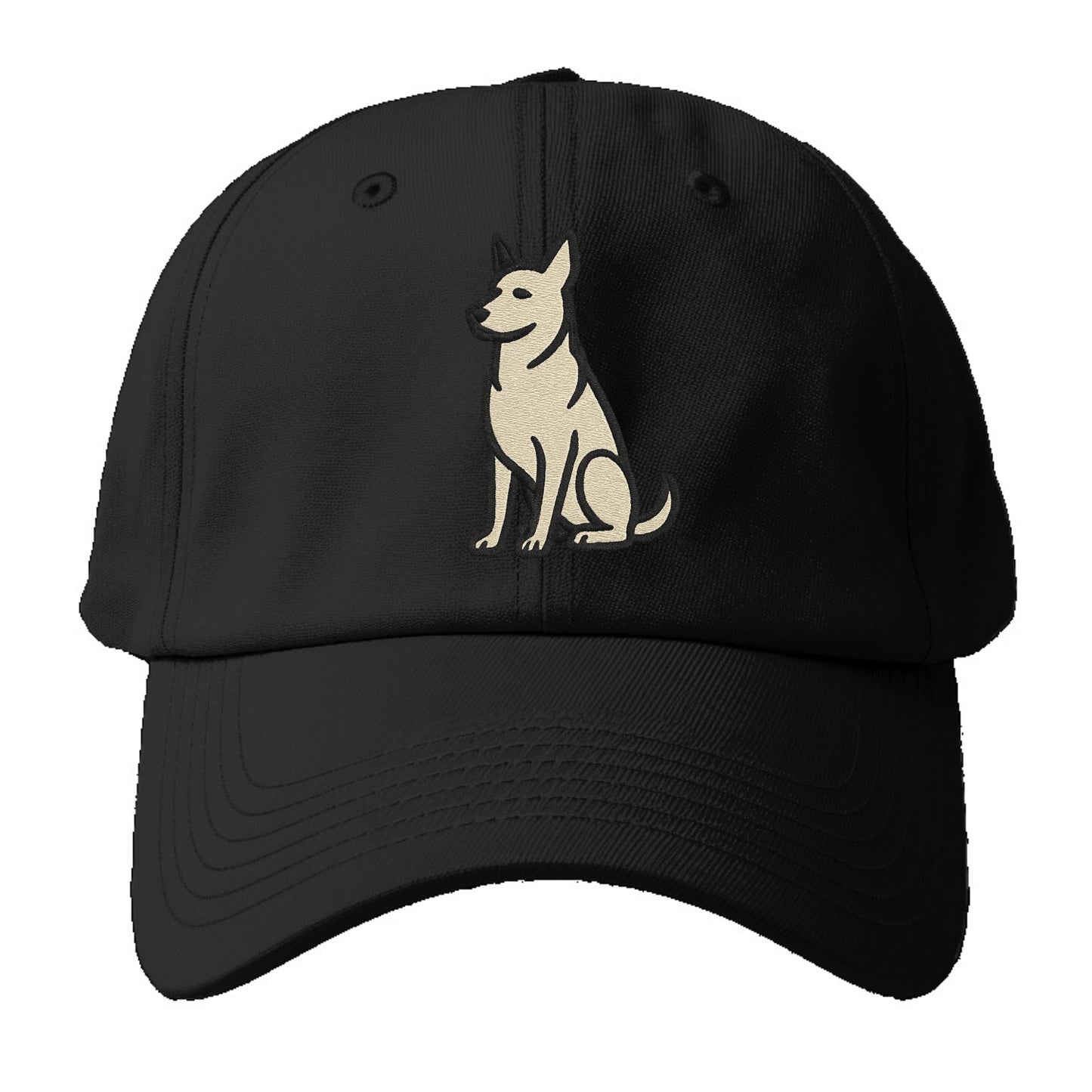 German Sheprador - German Shepherd Lab m Baseball Cap For Big Heads - Black