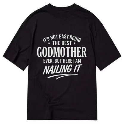 It's not easy being the best FATHER-IN-LAW ever, but here I am nailing it - Classic T-shirt - Black