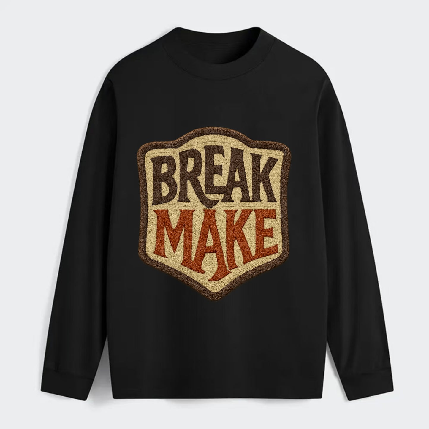 BREAK;MAKE THE RULES Rebel Red Snapback - Classic Long Sleeve Shirt - Black