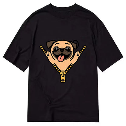 Pug - Classic T-shirt - Black