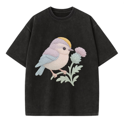Firecrest Thistle Crown - Vintage T-shirt