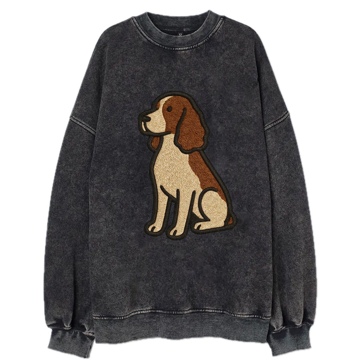 English Springer Spaniel - Modern spanie - Vintage Sweatshirt - Black