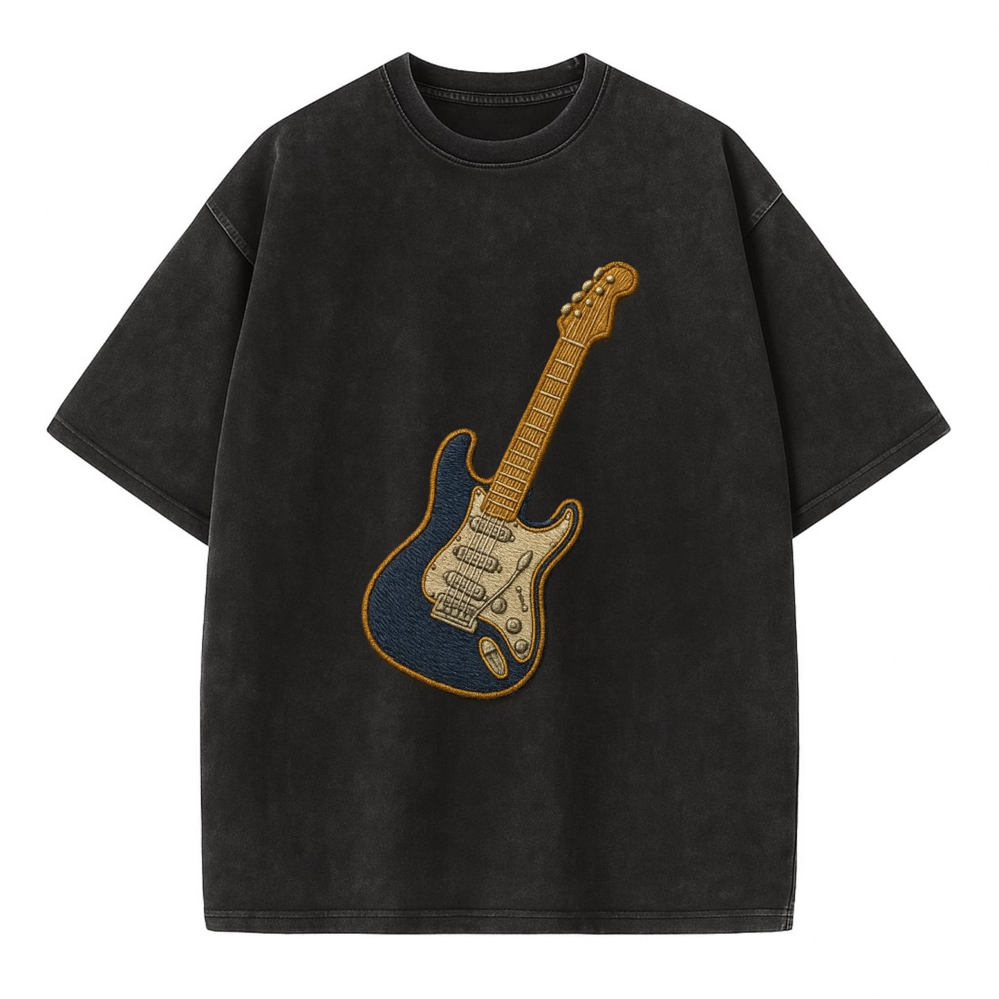 Electric Guitar  - Vintage T-shirt - Black