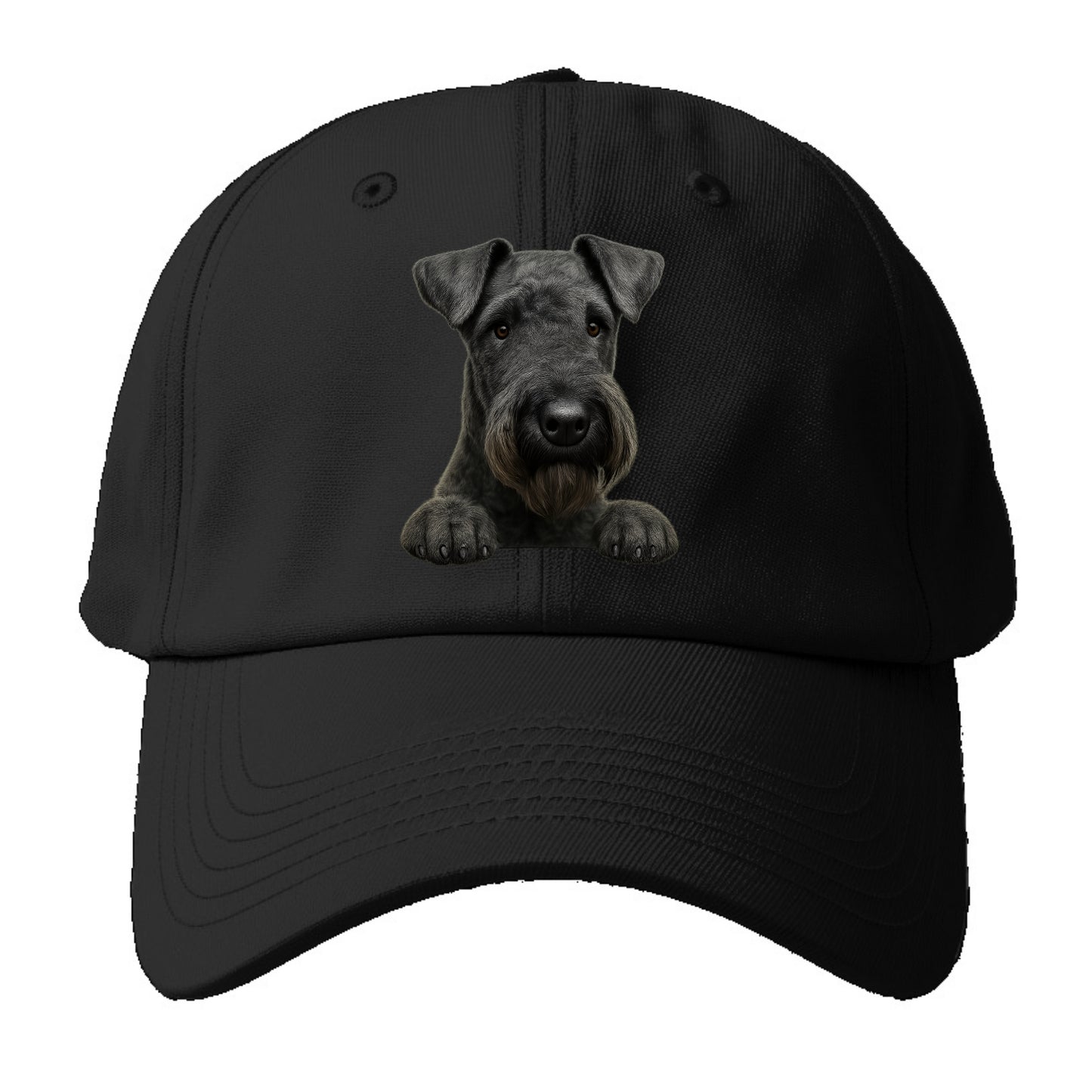 Kerry Blue Terrier  - Baseball Cap - Black