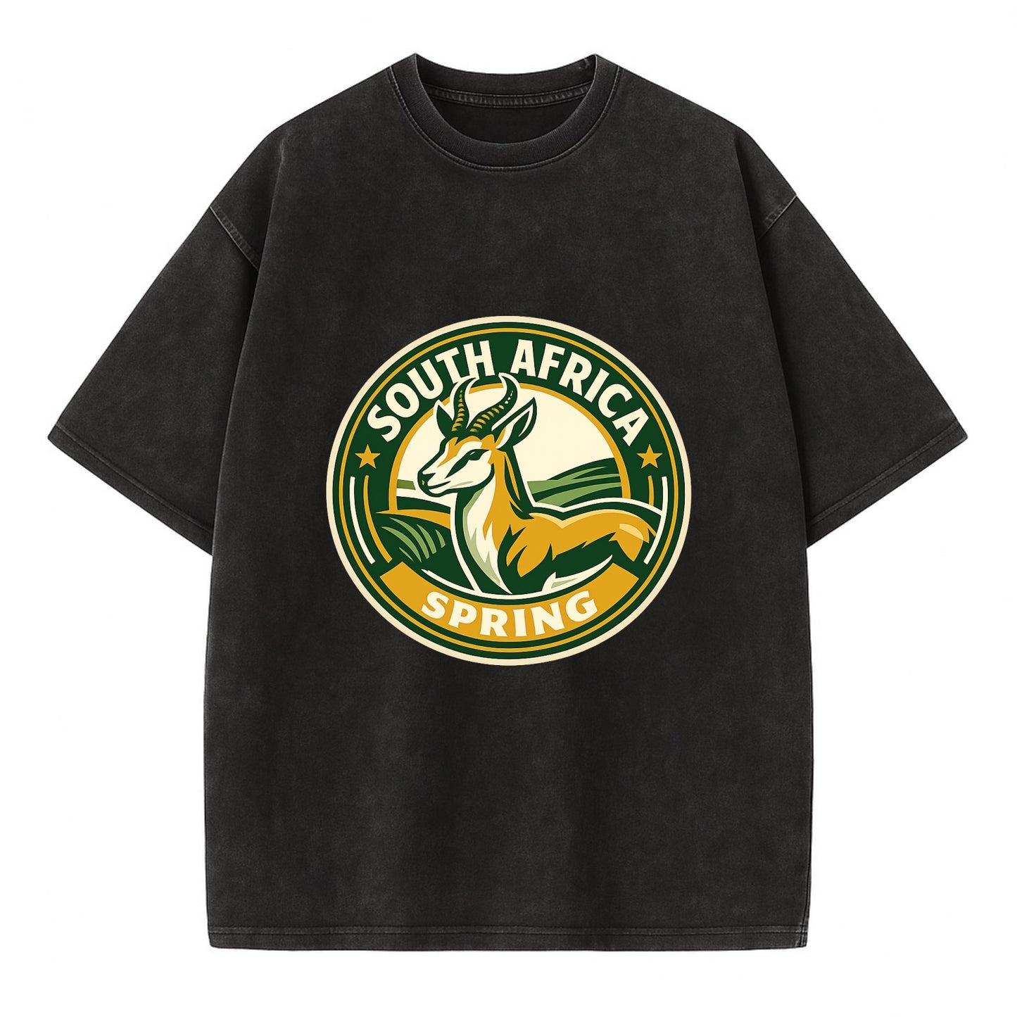 Vibrant Spring Awakening Emblem - Vintage T-shirt - Black