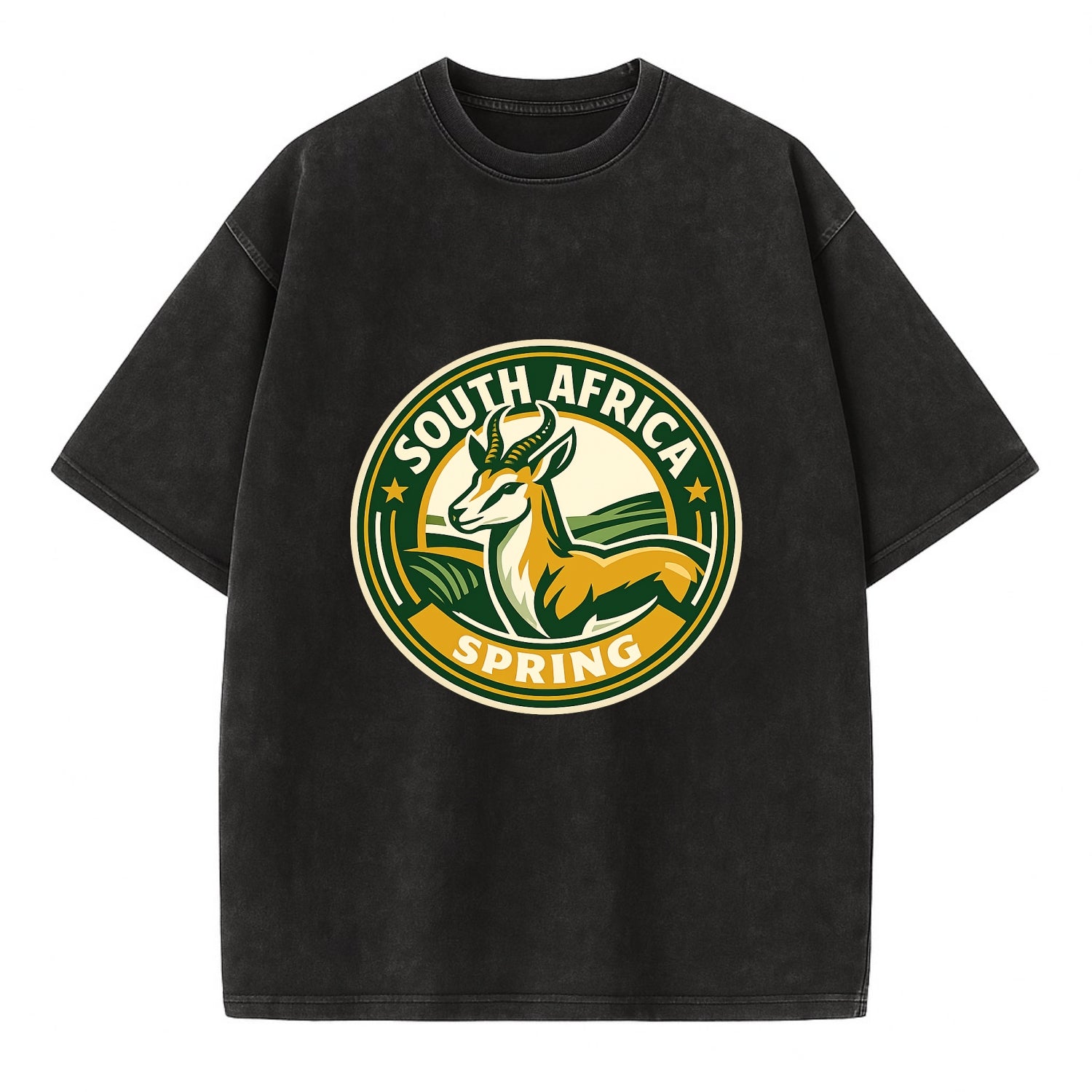 Vibrant Spring Awakening Emblem - Vintage T-shirt - Black