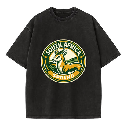 Vibrant Spring Awakening Emblem - Vintage T-shirt - Black