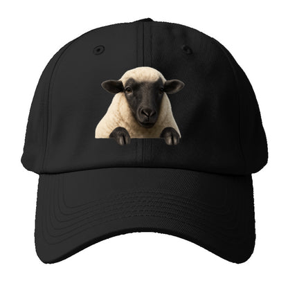 Sheep  - Baseball Cap For Big Heads - Black