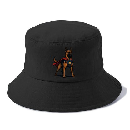 Belgian Malinois Guardian Hero  - Bucket Hat - Black