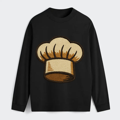 Chef Hat  - Classic Long Sleeve Shirt - Black