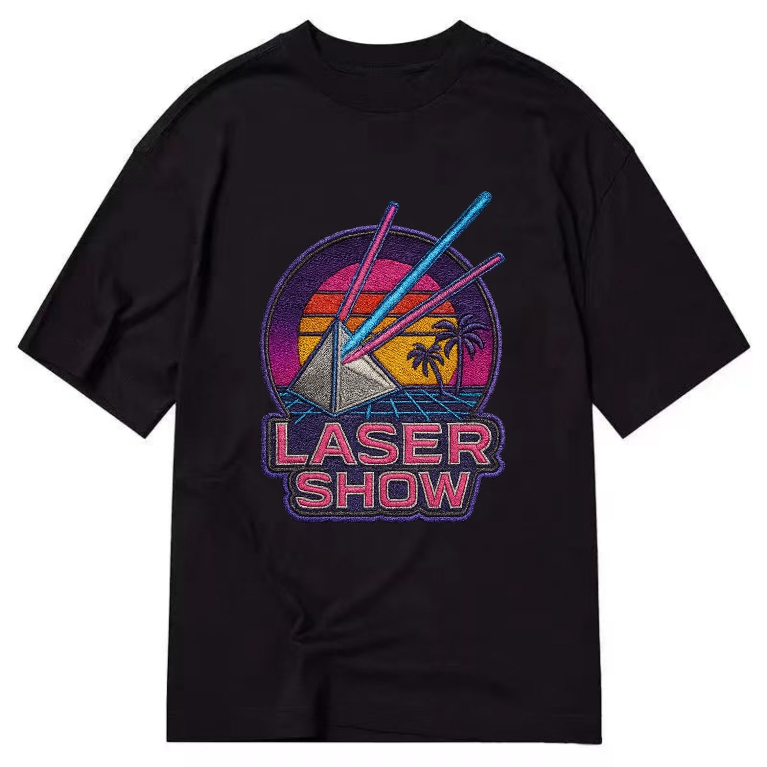 Laser Show - Classic T-shirt - Black