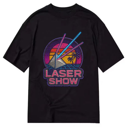 Laser Show - Classic T-shirt - Black