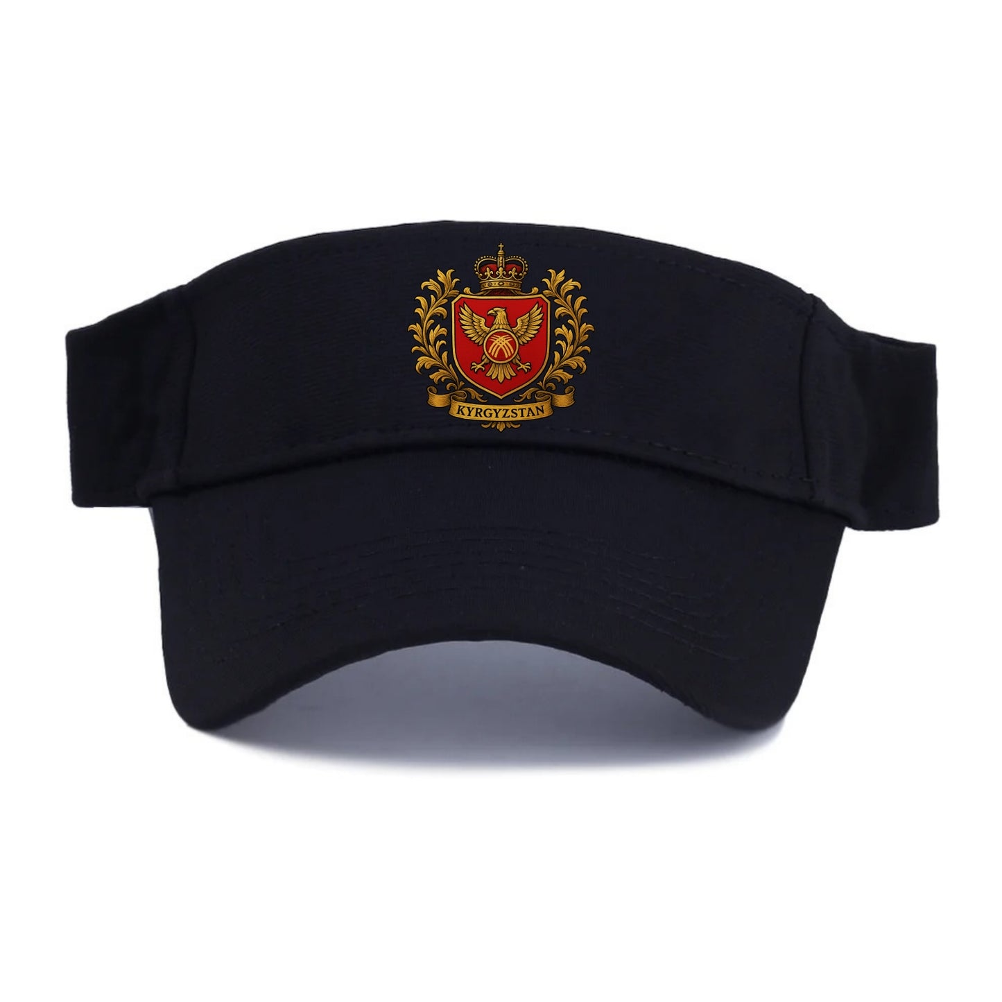 Kyrgyzstan Heritage Badge  - Visor - Black