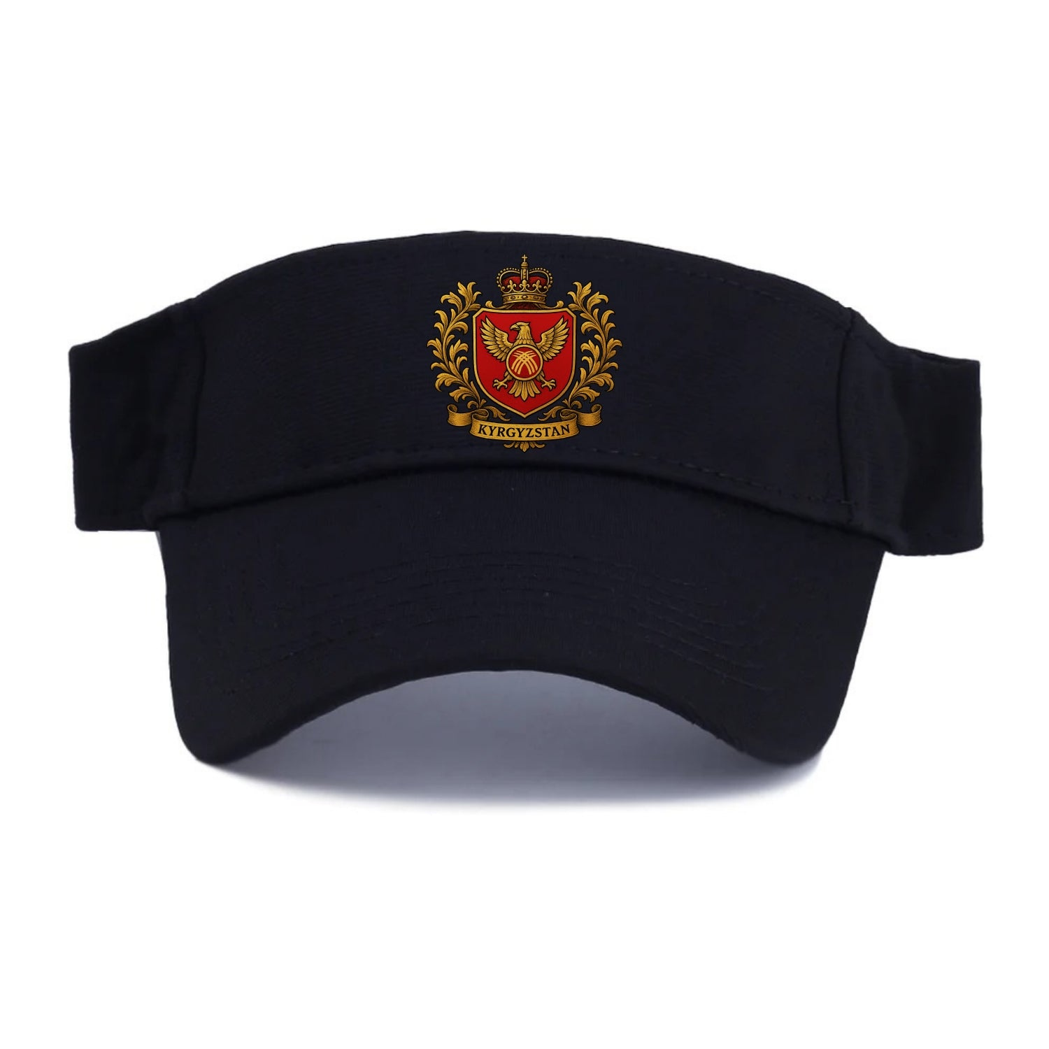 Kyrgyzstan Heritage Badge  - Visor - Black