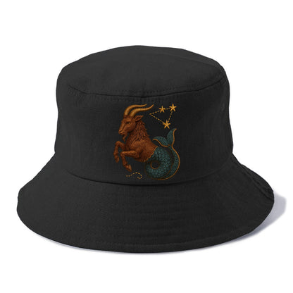 Capricorn Goat  - Bucket Hat - Black