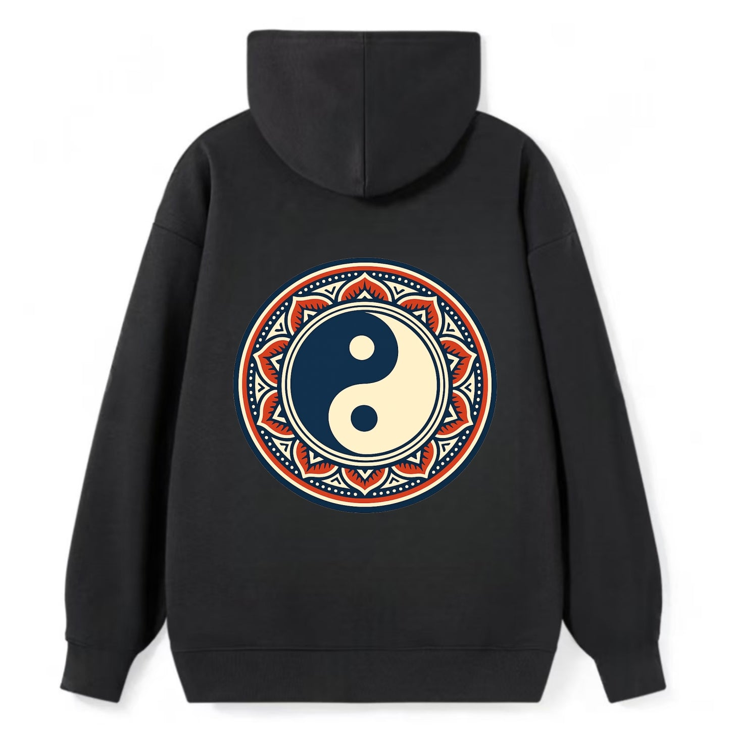 Harmony of Balance - Classic Pullover Hoodie - Black