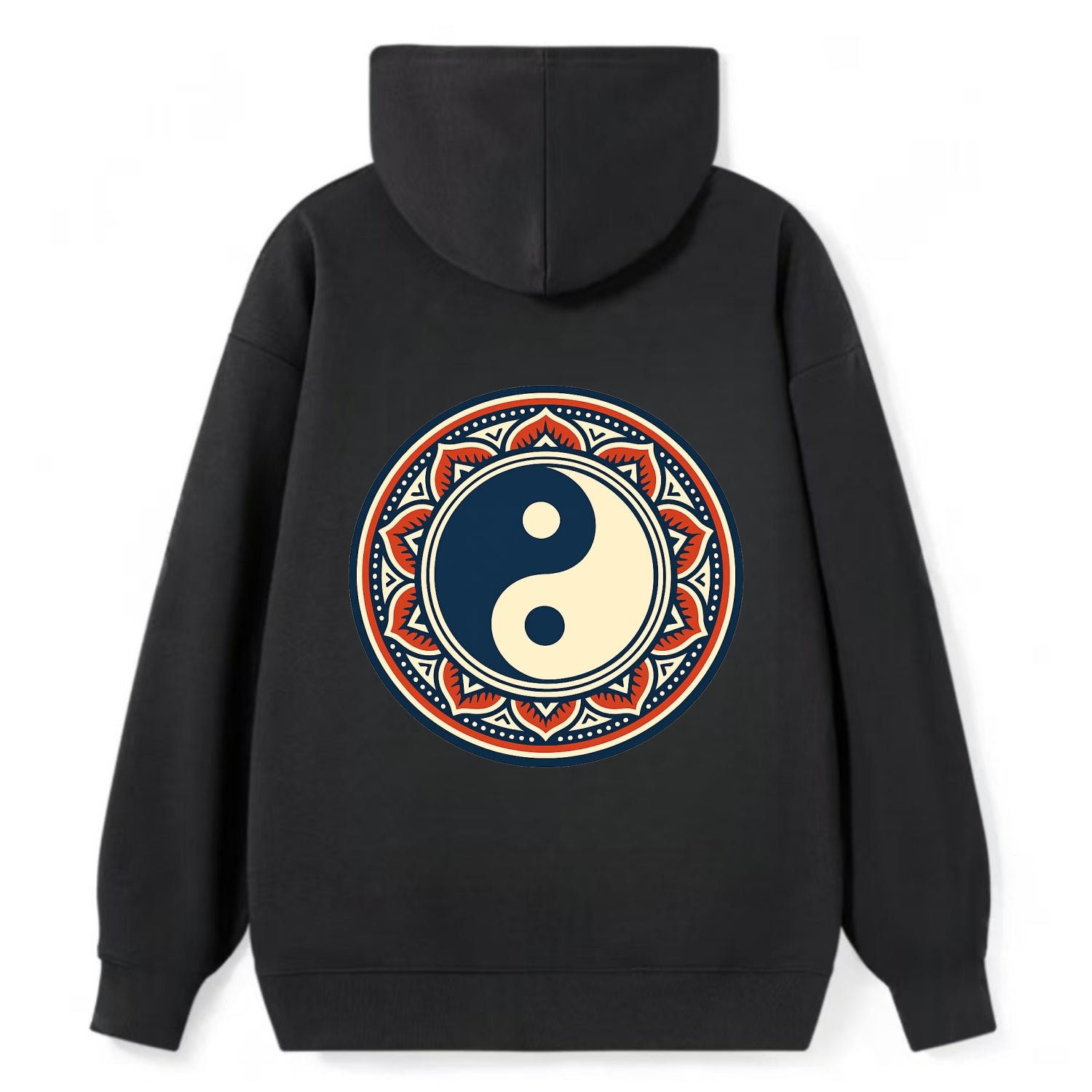 Harmony of Balance - Classic Pullover Hoodie - Black