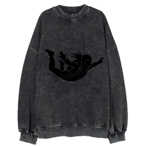 Skydiver free-fall position - Vintage Sweatshirt