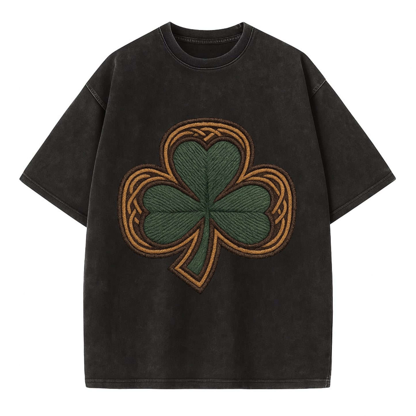 Shamrock  - Vintage T-shirt - Black