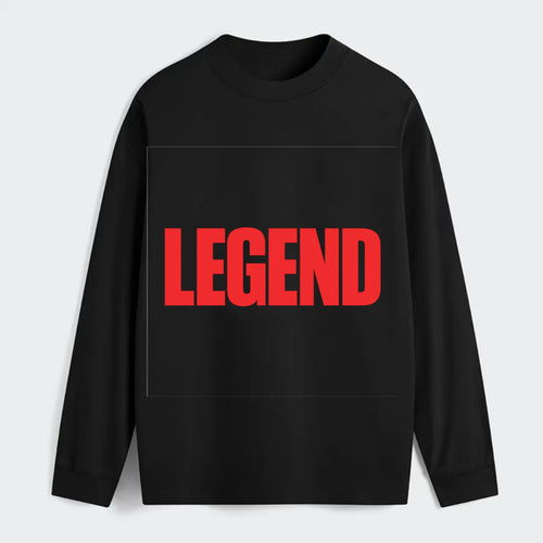 Bold typography design - LEGEND - remarkable person, iconic status - Classic Long Sleeve Shirt