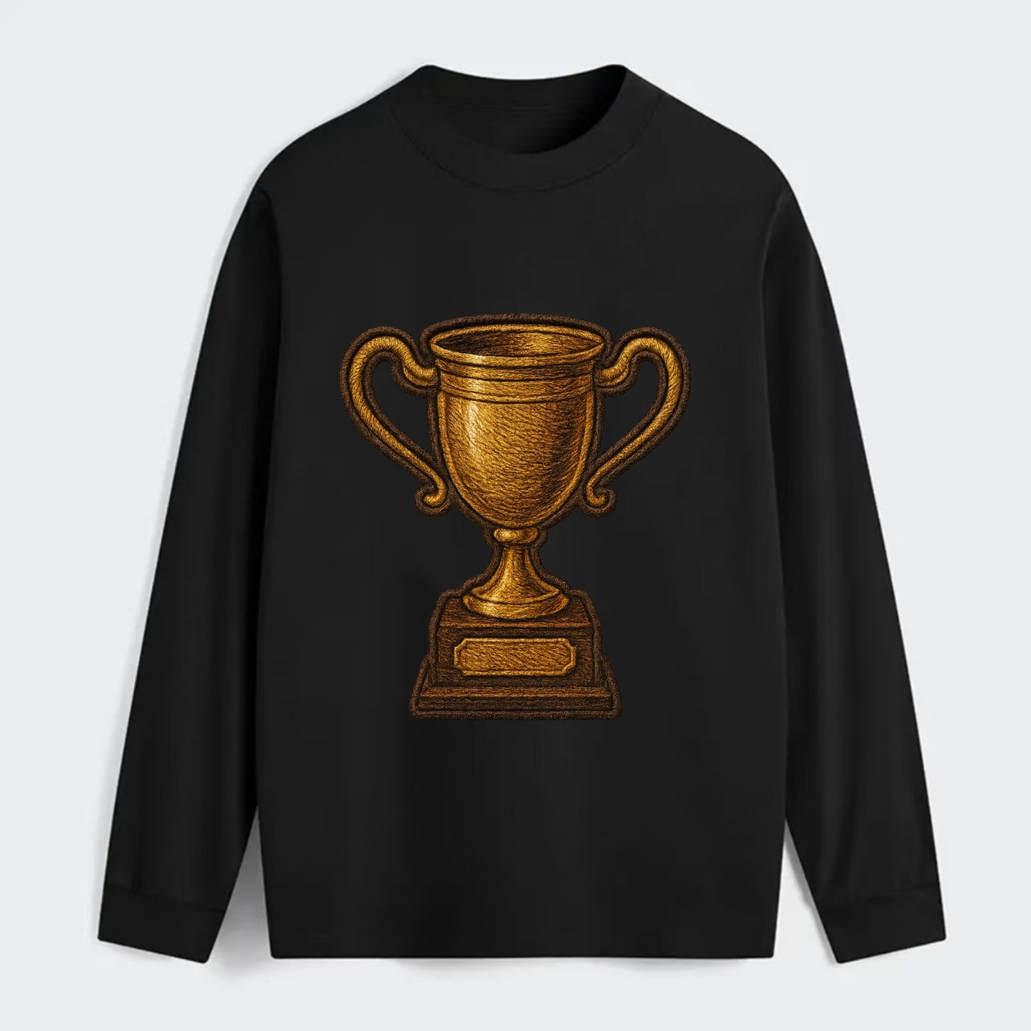 Trophy Cup  - Classic Long Sleeve Shirt - Black