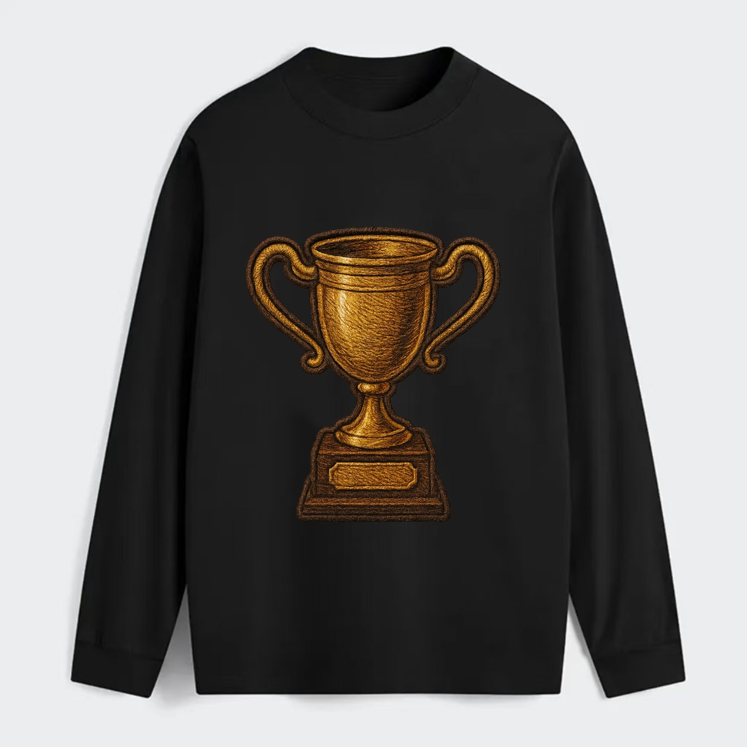 Trophy Cup  - Classic Long Sleeve Shirt - Black