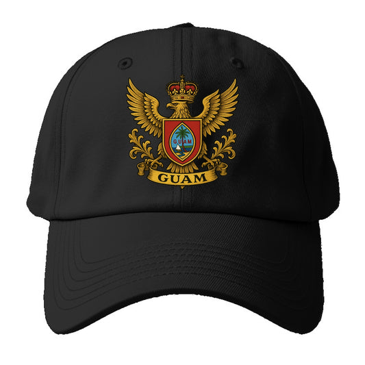 Guam Heritage Badge  - Baseball Cap - Black
