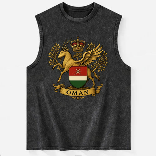 Oman Heritage Badge  - Vintage Washed Tank