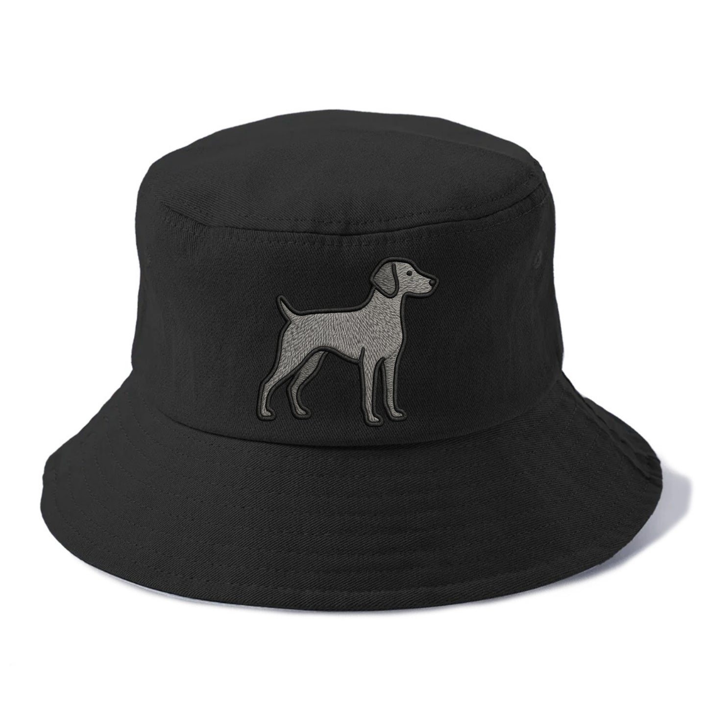 Weimaraner - Trendy gray ghost design wi - Bucket Hat - Black