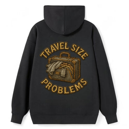 Travel Size Problems  - Classic Pullover Hoodie - Black