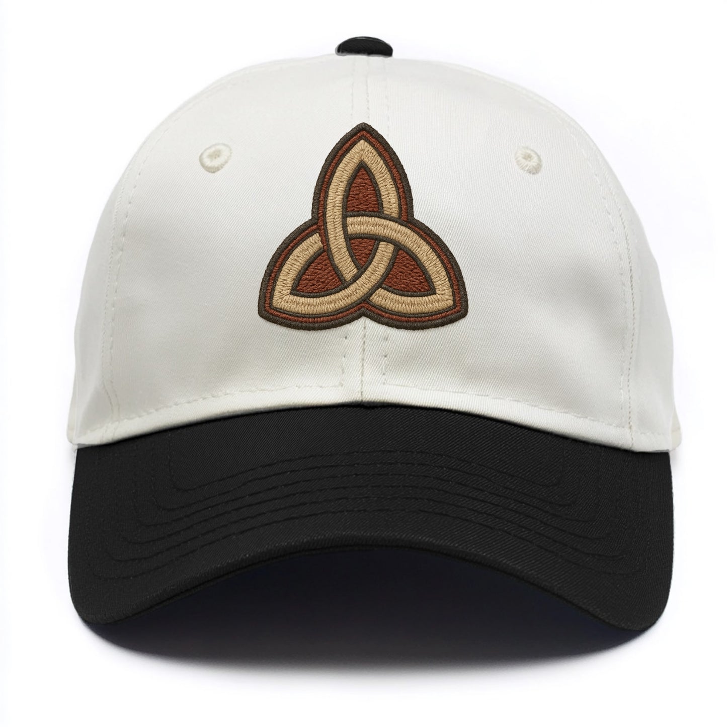 Trinity Knot  - Two Tone Cap - Black