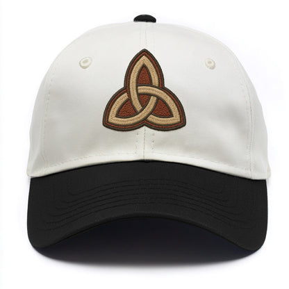 Trinity Knot  - Two Tone Cap - Black