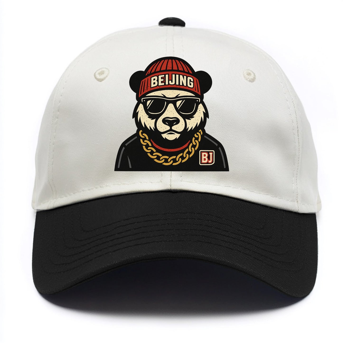 Beijing Panda - Two Tone Cap - Black