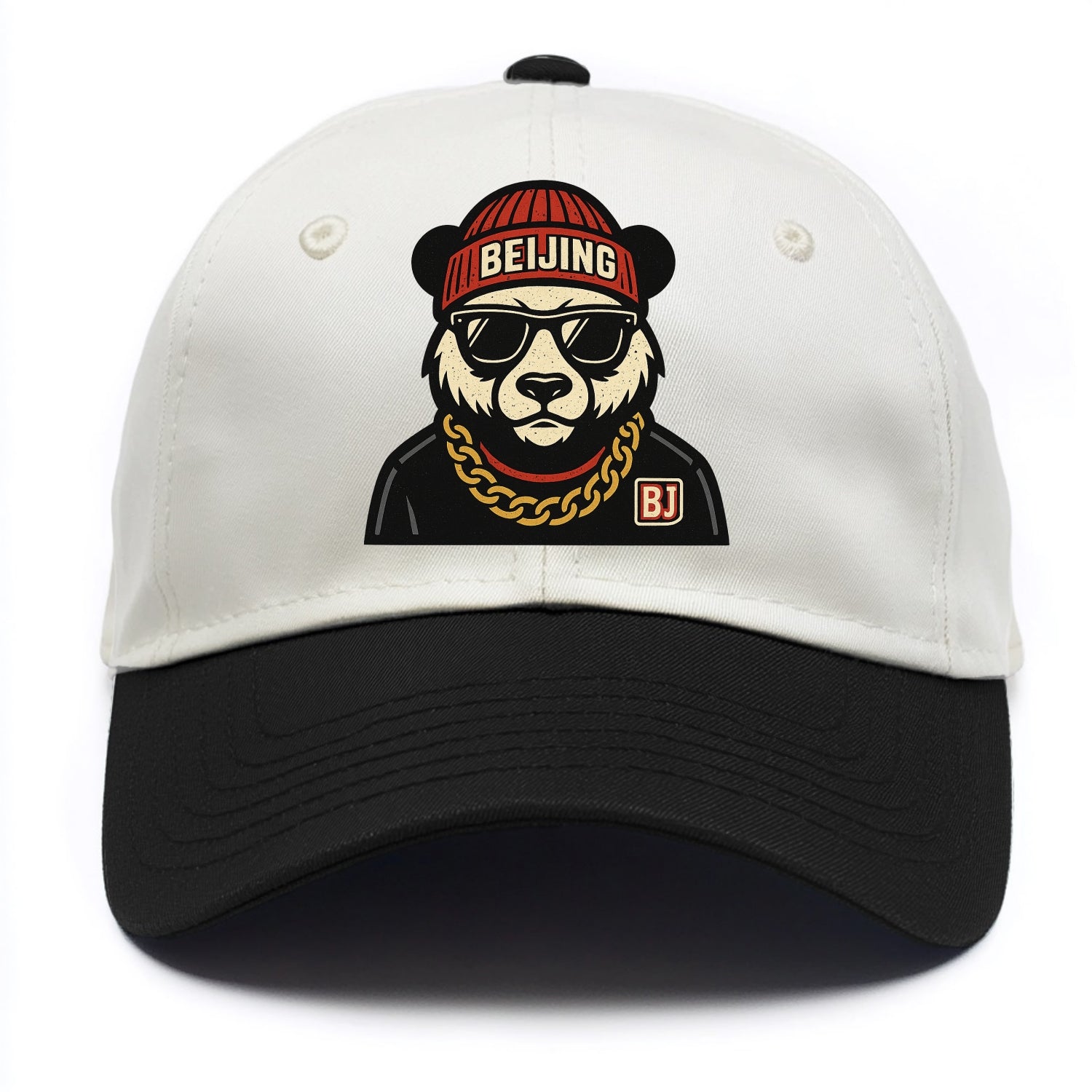 Beijing Panda - Two Tone Cap - Black