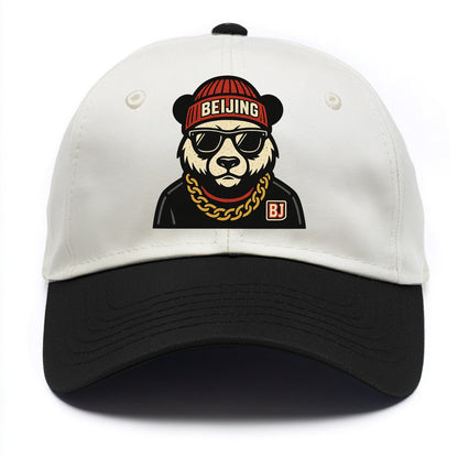 Beijing Panda - Two Tone Cap - Black