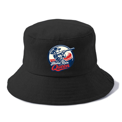 Feminine Power at Bat - Bucket Hat - Black