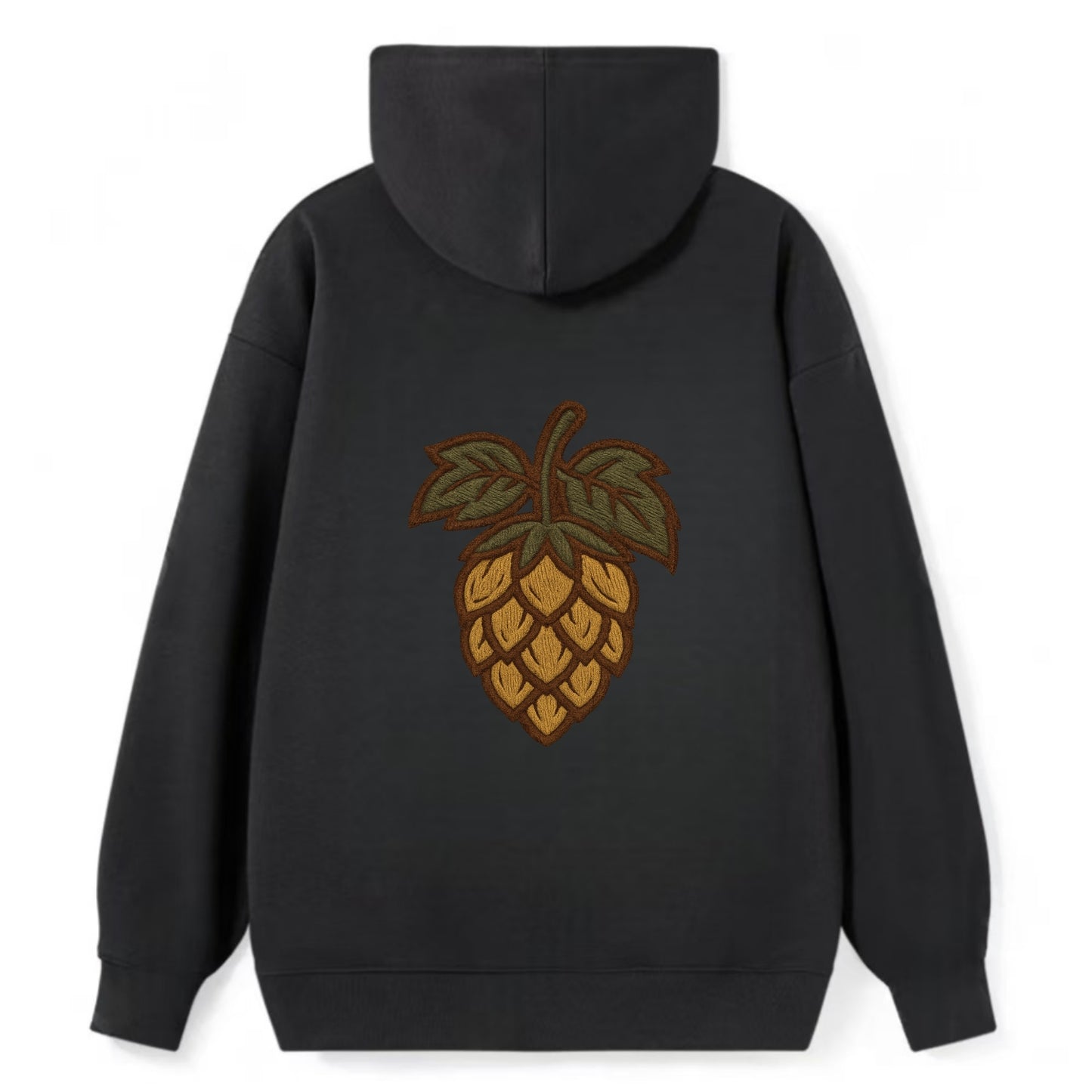 Hop Cone  - Classic Pullover Hoodie - Black
