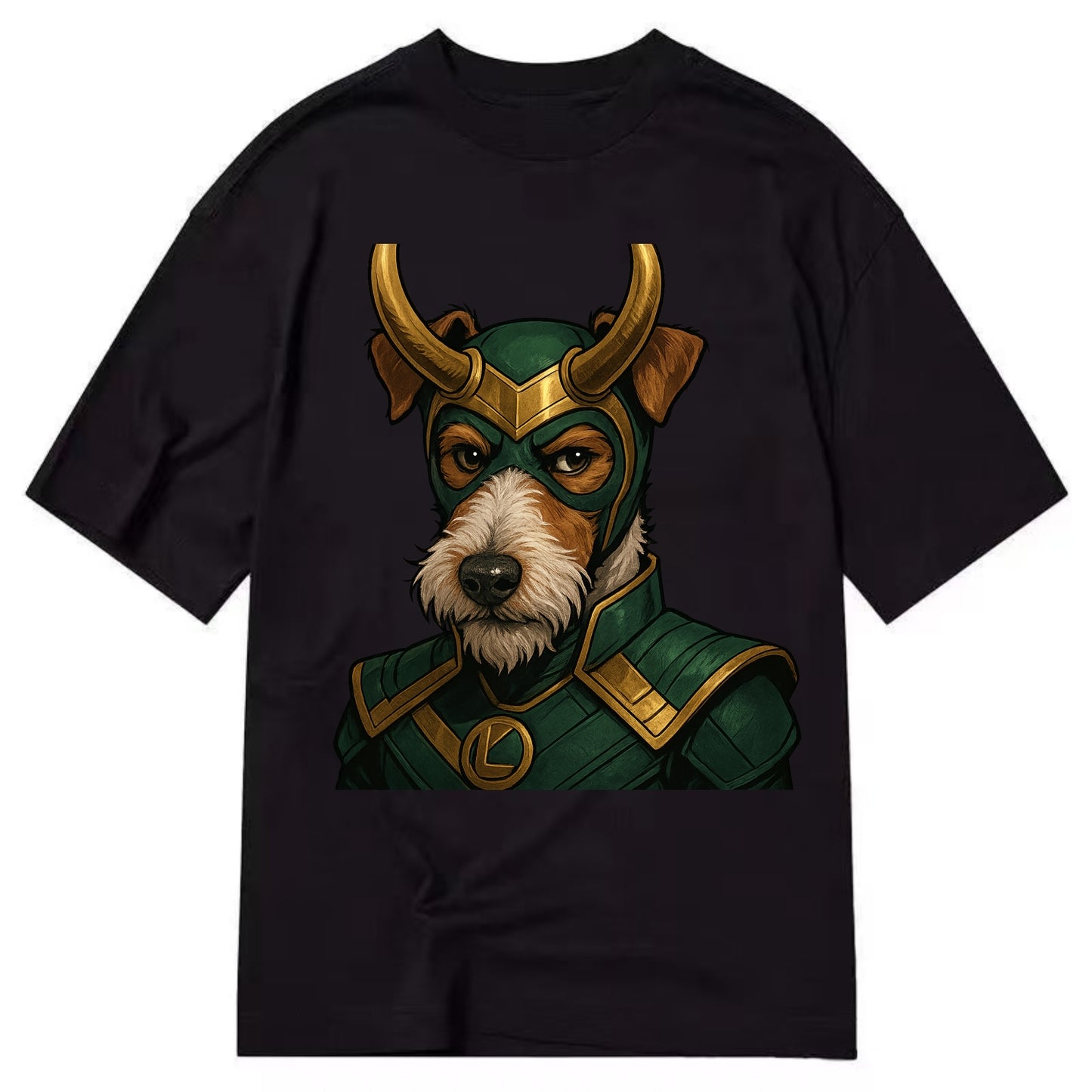 Fox Terrier Loki  - Classic T-shirt - Black