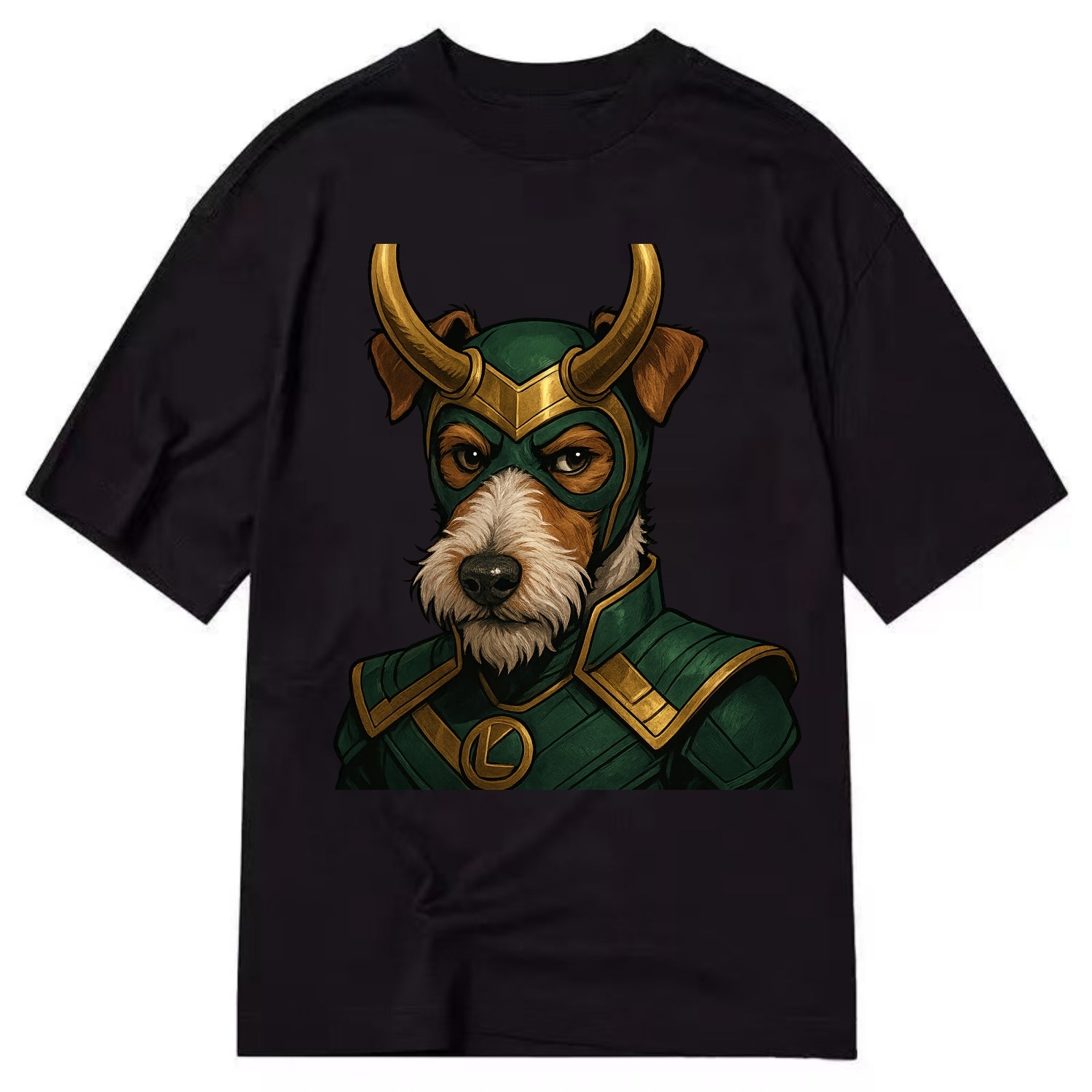 Fox Terrier Loki  - Classic T-shirt - Black