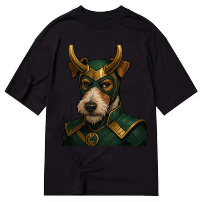 Fox Terrier Loki  - Classic T-shirt - Black