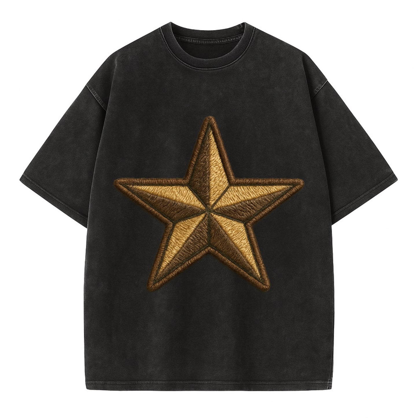 Star  - Vintage T-shirt - Black