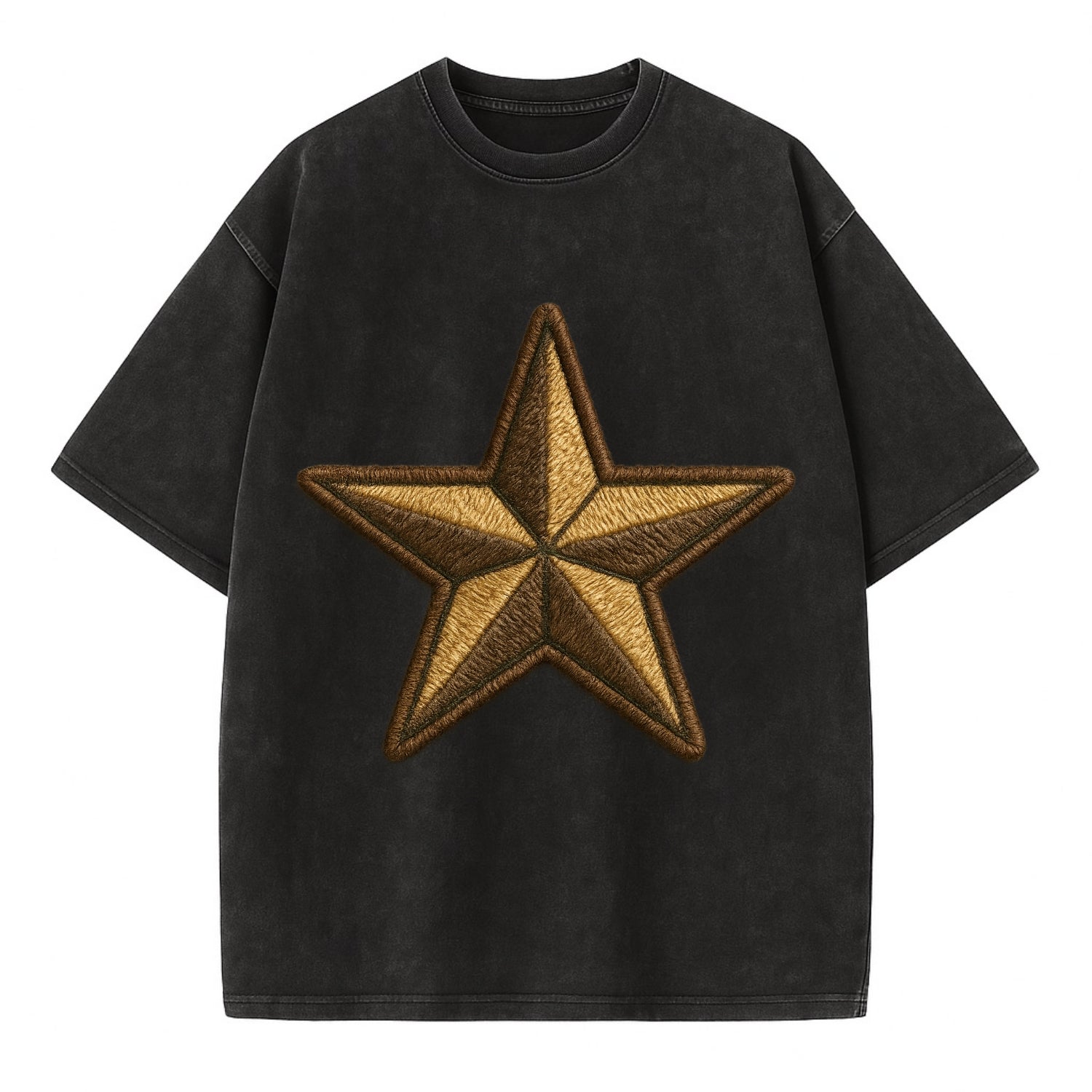Star  - Vintage T-shirt - Black