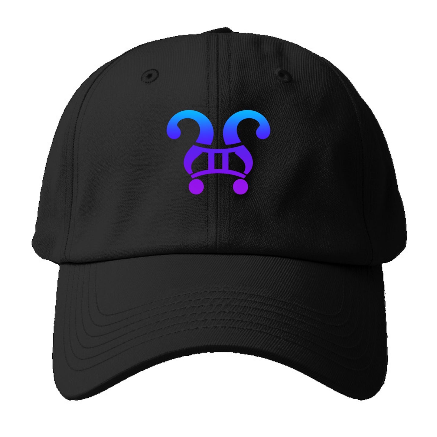 CURIOUS TWINS | Twin question marks | Endless curiosity | Seeking - Baseball Cap For Big Heads - Black
